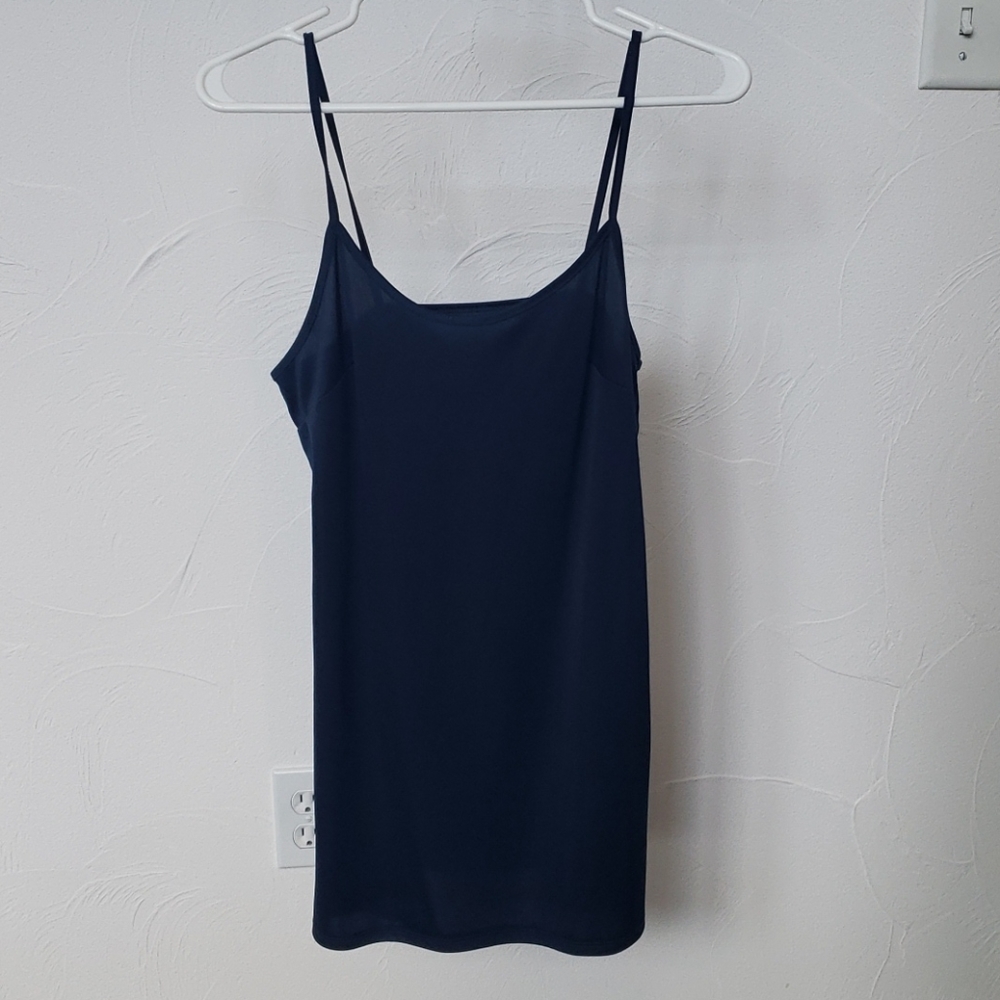 Navy blue slip / cover up